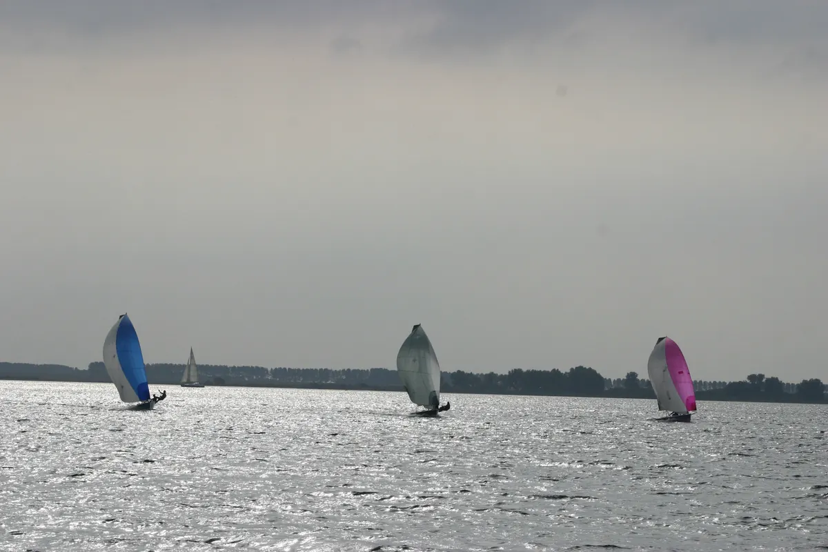 Drie Smiles op de baan